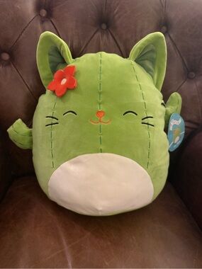 Squishmallow Cactus Cat Plush